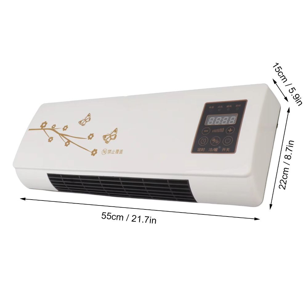 Remote Control Electric Cooler Wireless Controller Wall-Mounted Heater Ductless Air Fan