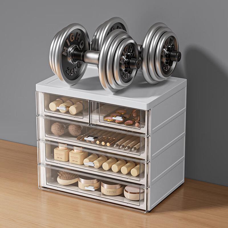 Transparent Multi-Layer Desk Organizer Drawer Box
