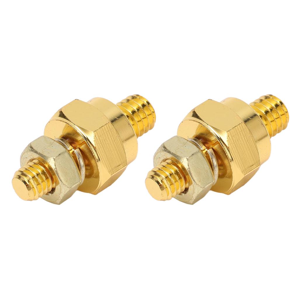 2 Pcs Battery Terminal Adapters Brass Battery Terminal Adapters Side Post Charging System Bolt