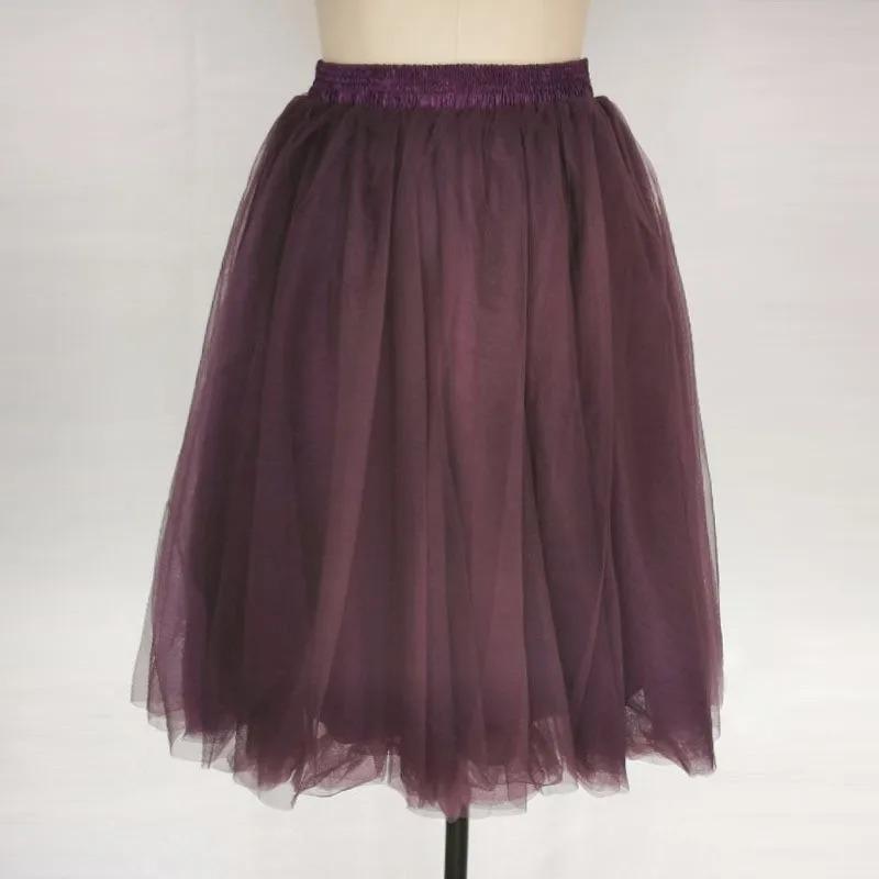 Tutu Skirt  Women Skirt Retro Party Tulle Ballet Rockabilly Petticoat Underskirt Dance Dress Cosplay Mesh Skirt