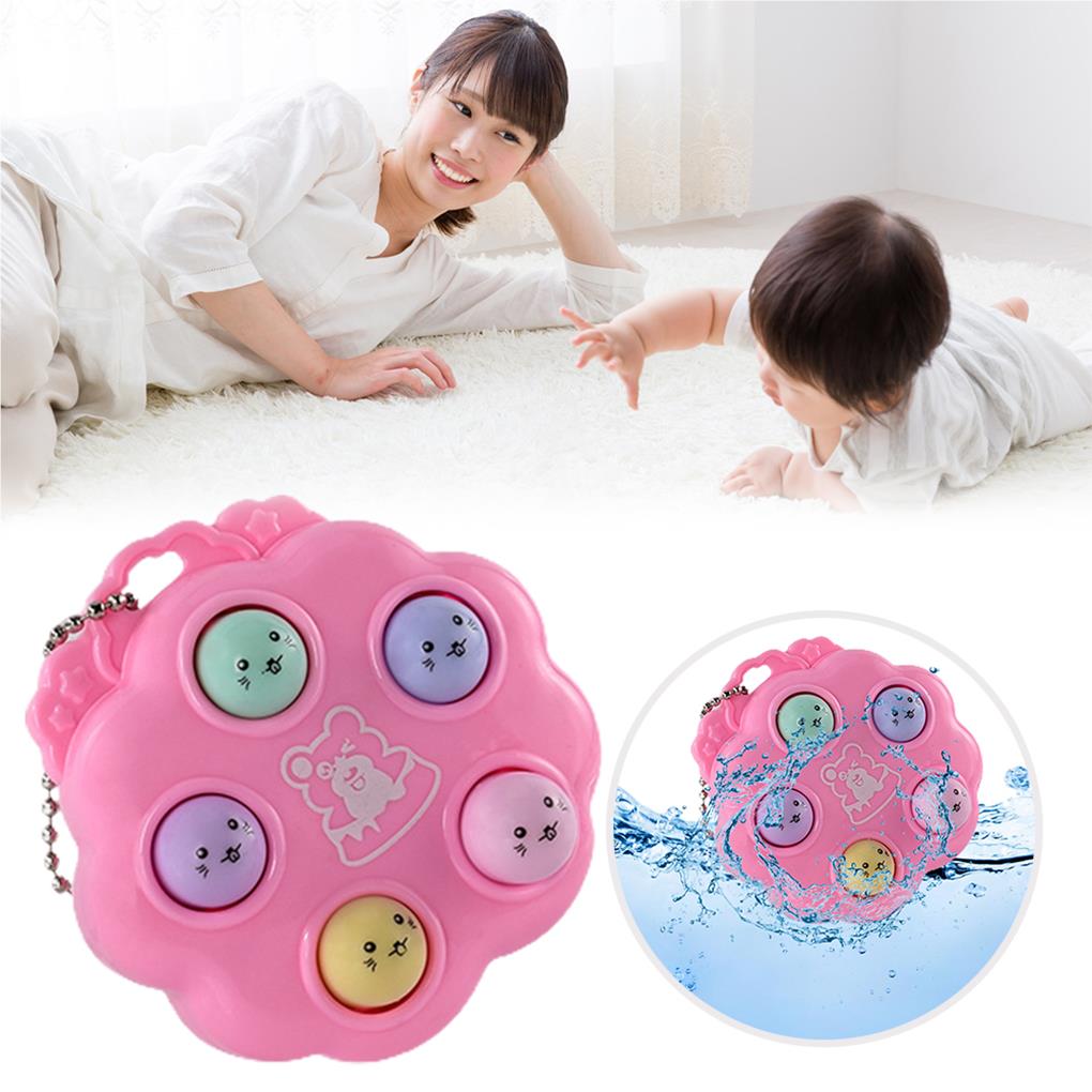 Hamster Decompression Toy Keychain Adults Children Interesting Playing Prop Pressure Reducing Toy Keyholder Keyring Plaything