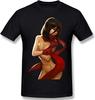 Mens Mikasa Ackerman Graphic Blouse Short Sleeve Casual T Shirt
