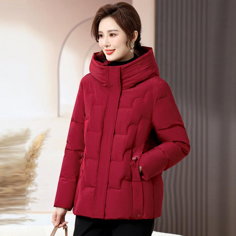 New Winter Cotton Jacket for Women Korean Style Fashion Stand Collar Small Cotton Jacket Slim Down Cotton Jacket
