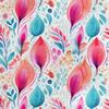 Royal Velvet Fabric Polyester For Sewing - Motif Leaves - Rdx2144
