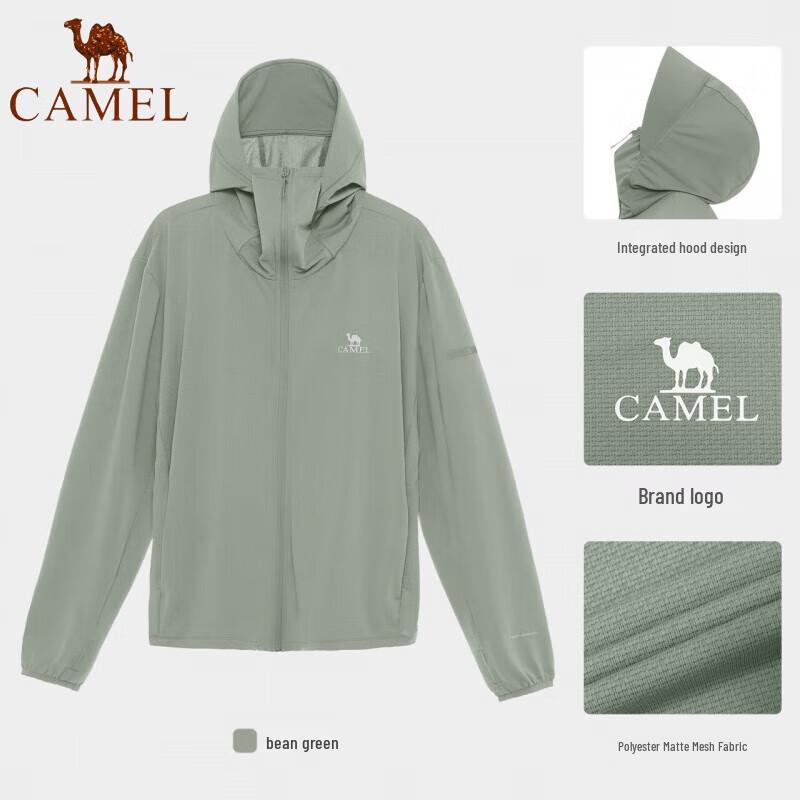CAMEL Men s UPF50+ Sun Protection Knit Jacket M