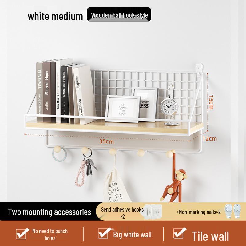 Punch-Free Wall-Mounted Camera Shelf: Multi-Functional Security & Storage Solution