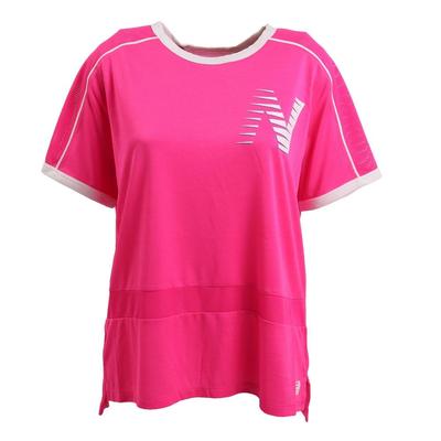Fast Flight Grafik Kurzarm WT11241 Kurzarm PKH Glow S [New Balance] T-Shirt T-Shirt Damen (Rosa Heidekraut)