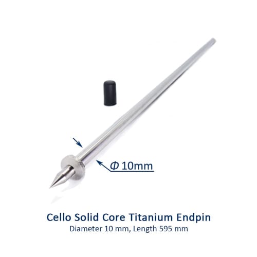 STRADPET Solid Titanium Endpin for Cello In 10mm Diameter (#62126)