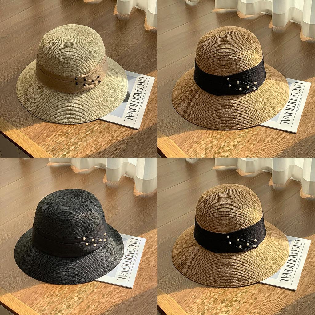 Summer Straw Sun Hat With Wide Brim For Women Sun Protection And Fashion Outdoor Accessory