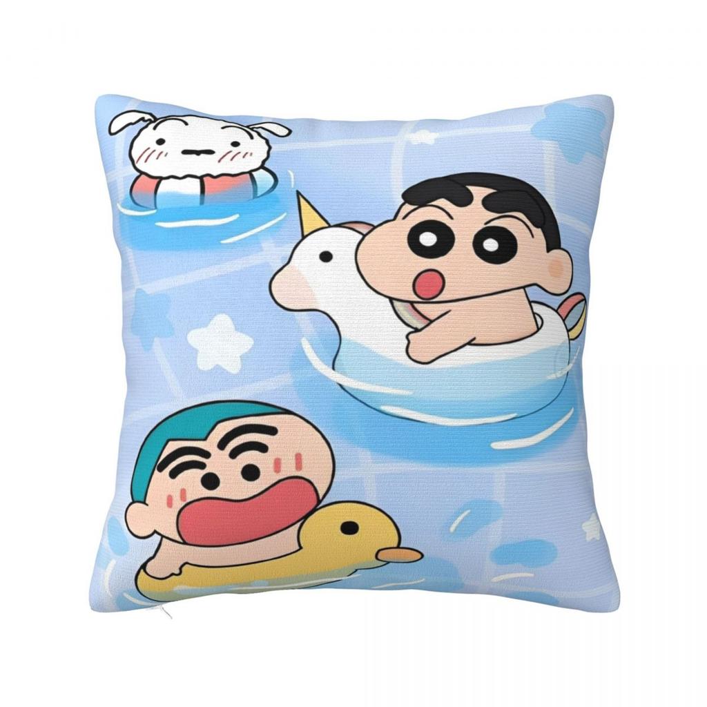 Pillow Cover Crayon Shin-Chans Graphic Cushion Cover Fashion Pillow Case For Sofa Home Decorative Pillowcases