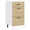 Kitchen Base Cabinet „Lucca” Sonoma Oak Glued Wood