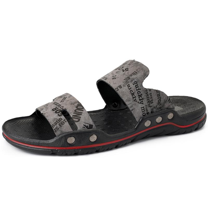 Leather slippers Men Plus Size 38-48 Beach Sandals Casual Summer Beach men Shoes Fashion Flip Flops Sapatos Zapatos Masculino