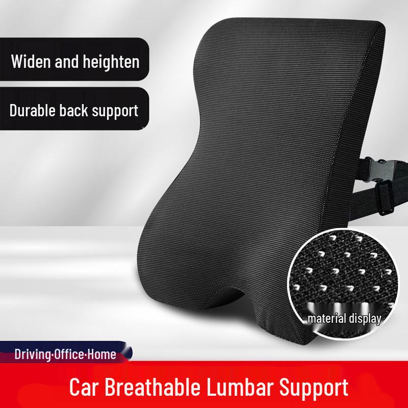 Scaun Auto All-Season și Perna de Suport Lombar cu Spumă cu Memorie pentru Ameliorarea Presiunii pe Coccis