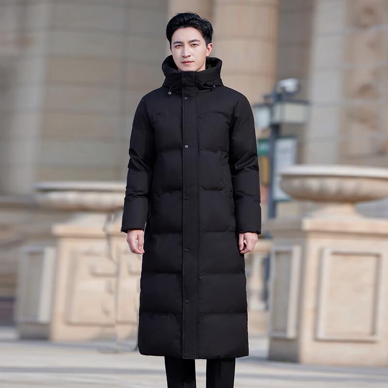 Men's Winter Mid-Length Hooded Padded Jacket