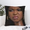 Distressed Doll Face Meme Pillow Cover Fashion Pillow Case For Sofa Couch Bed Living Room Soft Pillowcases Gift