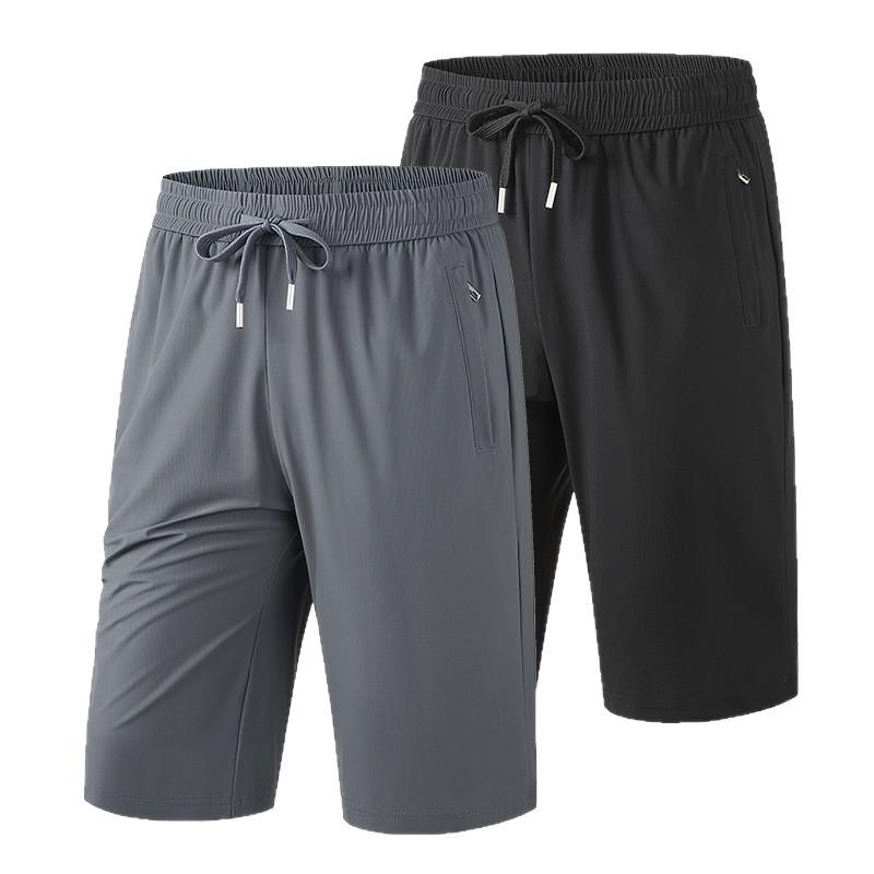 Foreign Trade Wholesale Sports Shorts For Men, Thin Men's Casual Pants, Men's Loose Large Size Quick-drying Cropped Pants