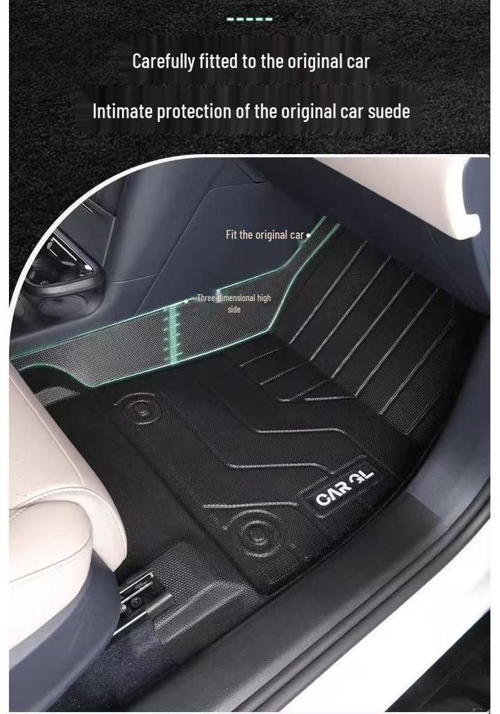 Odorless Floor Mats for 2024-2026 Changan X5 PLUS Bumper TPE Driver's Seat