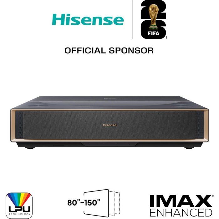 Projecteur Hisense PT1 4K UHD 2500 Lumens 150" Laser DLP Smart TV Tiro Ultra-Court - Image 6