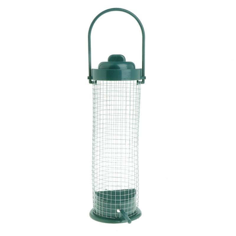  Bird Feeder Metal Mesh Tube Bird Suet Feeders Outdoor Hanging Wild Bird Feeder