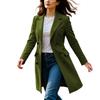 Mäntel für Damen Einreihiger Trenchcoat Mode A-Linie Herbst Winter Jacken