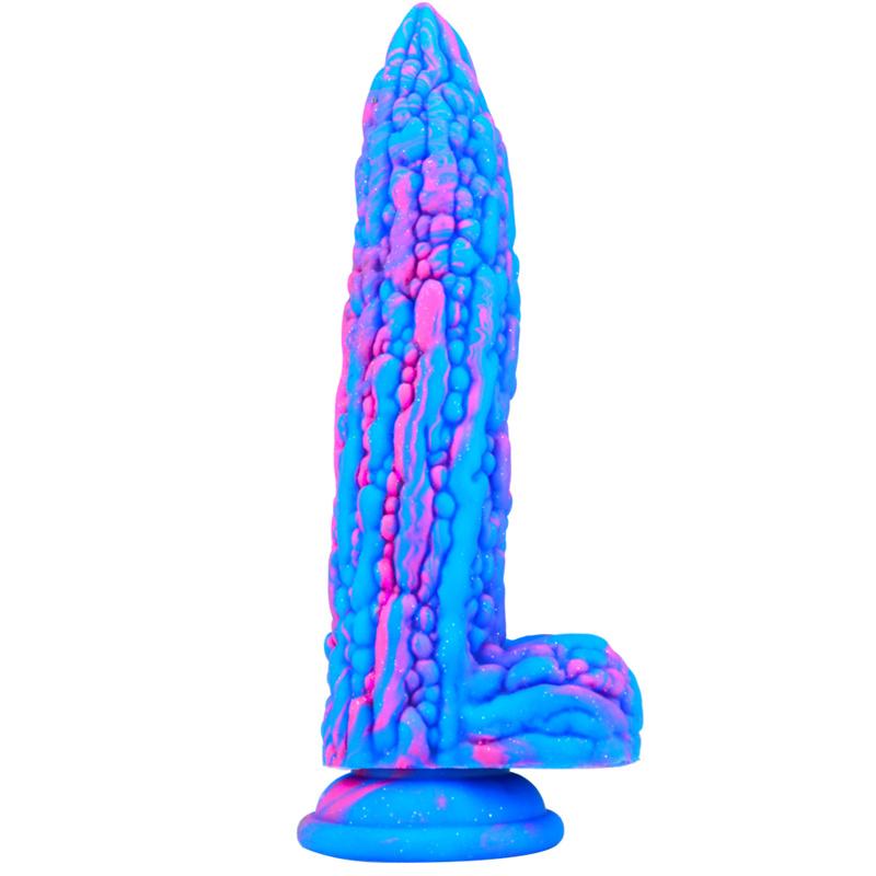Female Bitter Gourd Silicone Simulation Dildo Masturbation Device for Men and Women Anal Expansion Anus Adult Products