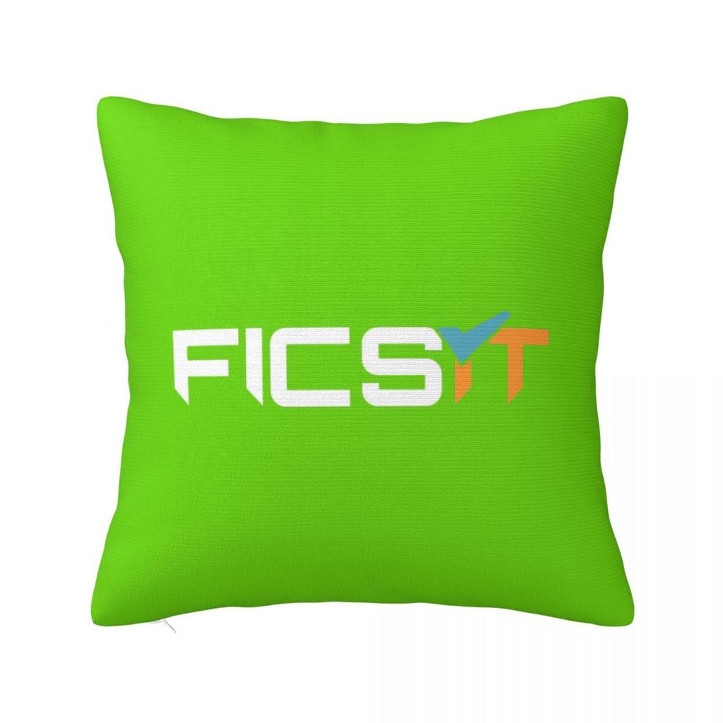 FICSIT Satisfactory Logo Square Pillowcase Cushion Cover Pillow Case Throw Pillow Cover for Home Bedroom Car