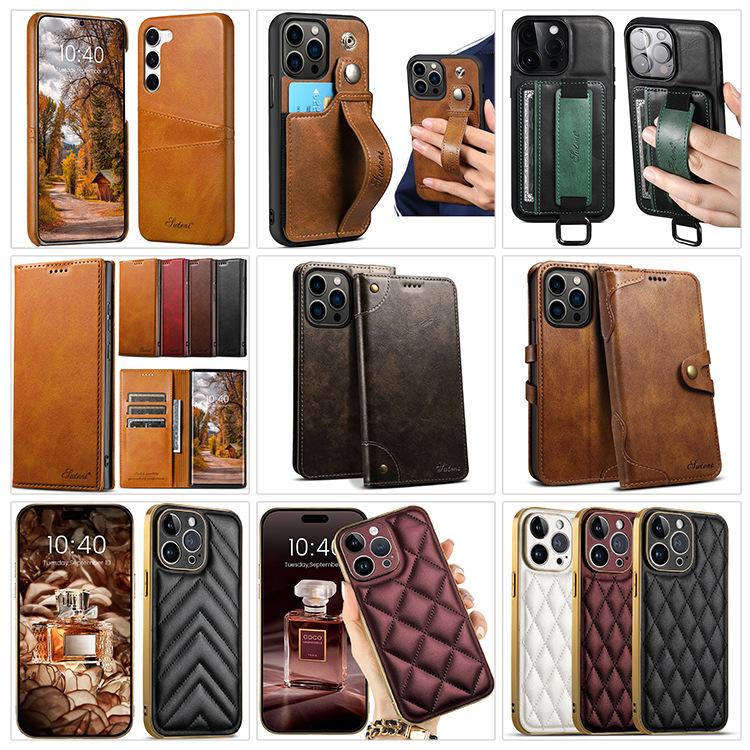 Leder-Handgelenksschlaufe für iPhone 16 Pro Max, Samsung S25 Ultra und Google Pixel 9