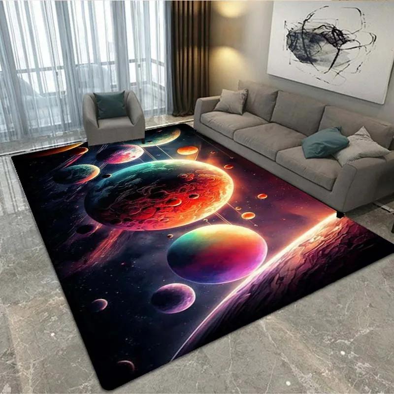 

Planet 3D Килим для коридору Дешевше протиковзкий Сучасна вітальня Балкон Килимок із принтом Килимок для дитячої кімнати Килими для вітальні 40x60cm