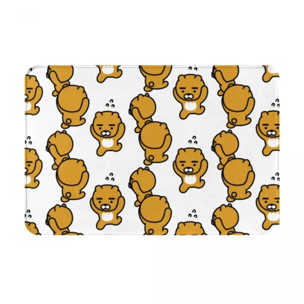 Disney Kakao Ryan Cartoon Door Mat Kitchen Bedroom Bath Living Room Balcony Entrance Carpet Non-slip Cute Home Decor Rug