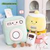 Cartoon Plush Toy Set: Washing Machine, Air Conditioner, Hair Dryer, Rice Cooker