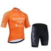 2026 Manica Corta Uomo Estate Arancione Completo da Ciclismo Strada di Montagna Bici da Corsa Traspirante Asciugatura Rapida Top da Ciclismo