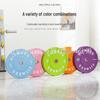 Colored Full Rubber Barbell Plates for Squat, Bench Press, Deadlift, and Dumbbell Workouts