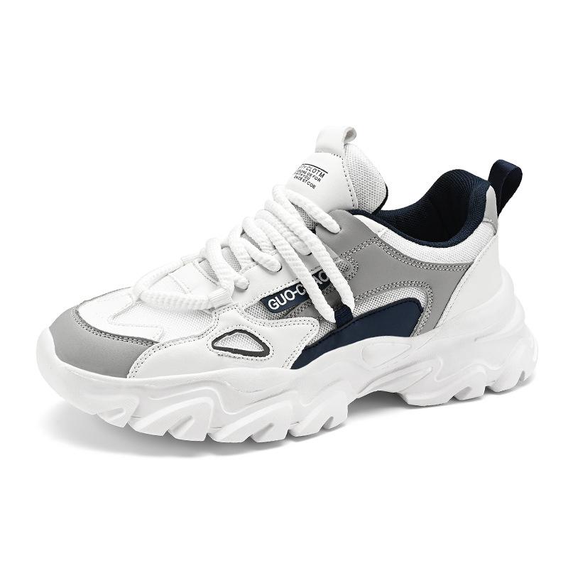 

Daddy shoes men s spring and summer new thick-soled wear-resistant sports shoes mesh breathable outdoor travel casual shoes men s shoes 44