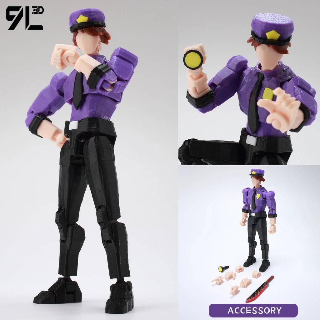 9L3D Dummy13 Horror Game Figure Realistic Anime Model Toys Articulated Joints Classic Collectible Desktop Ornament Surprise Gift