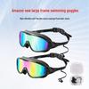 High-Definition, Anti-Fog, Waterproof Swimming Goggles with Earplugs for Adults