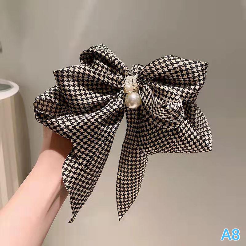 New Oversize Bowknot Pearl Barrettes Hairpins Hair Band Trendy Hairpin Hair Clip