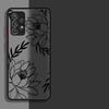 Phone Cover Case for Samsung Galaxy A16 A15 A17 A52 A35 A52S A72 A56 A55 A14 A23 A53 A54 A73 A33 A34 A36 Creative Art Flower