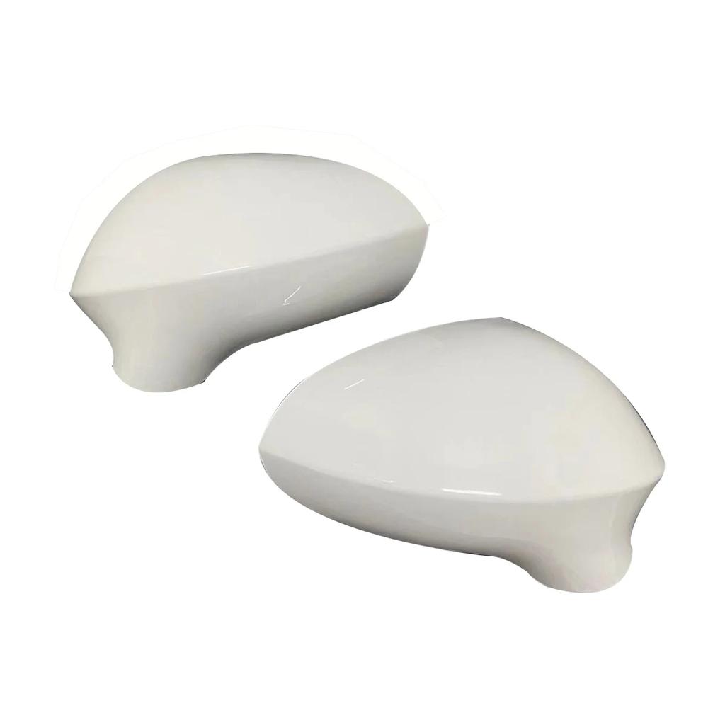 Pair Replacement Rearview Side Mirror Covers Cap For Seat Leon MK2 1P Ibiza MK4 6J Exeo 3R 2008-2017 Car Accessories Black/White