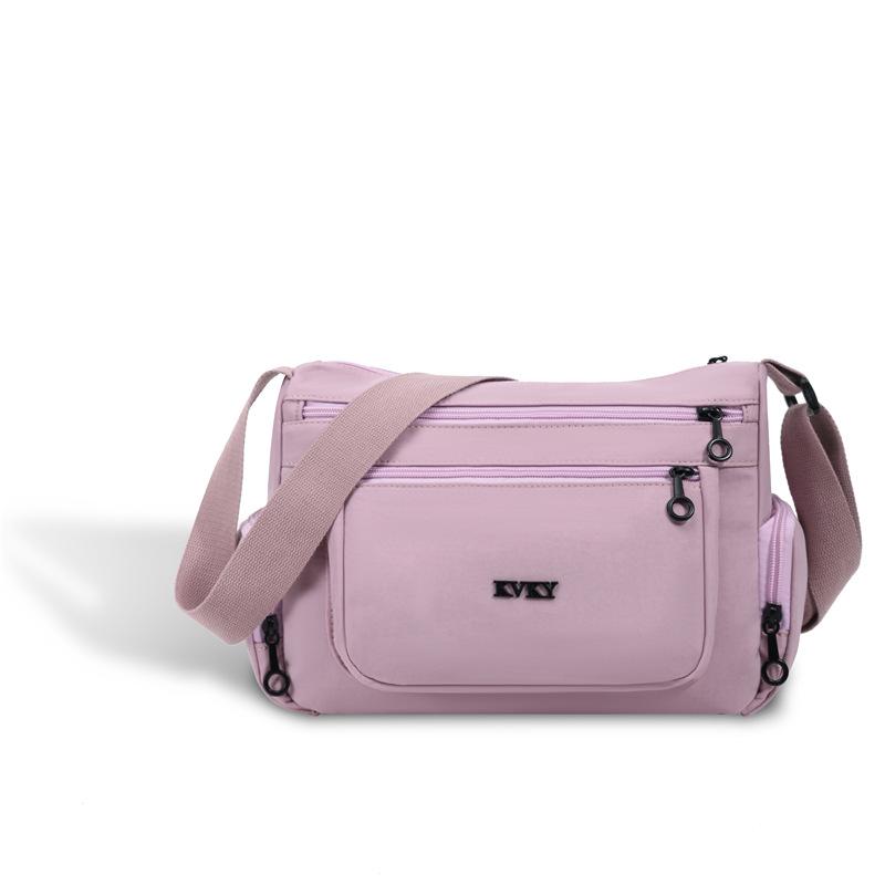 Women's Multi-compartment Crossbody Bag Large Capacity Shoulder Bag Nylon Mother Bag