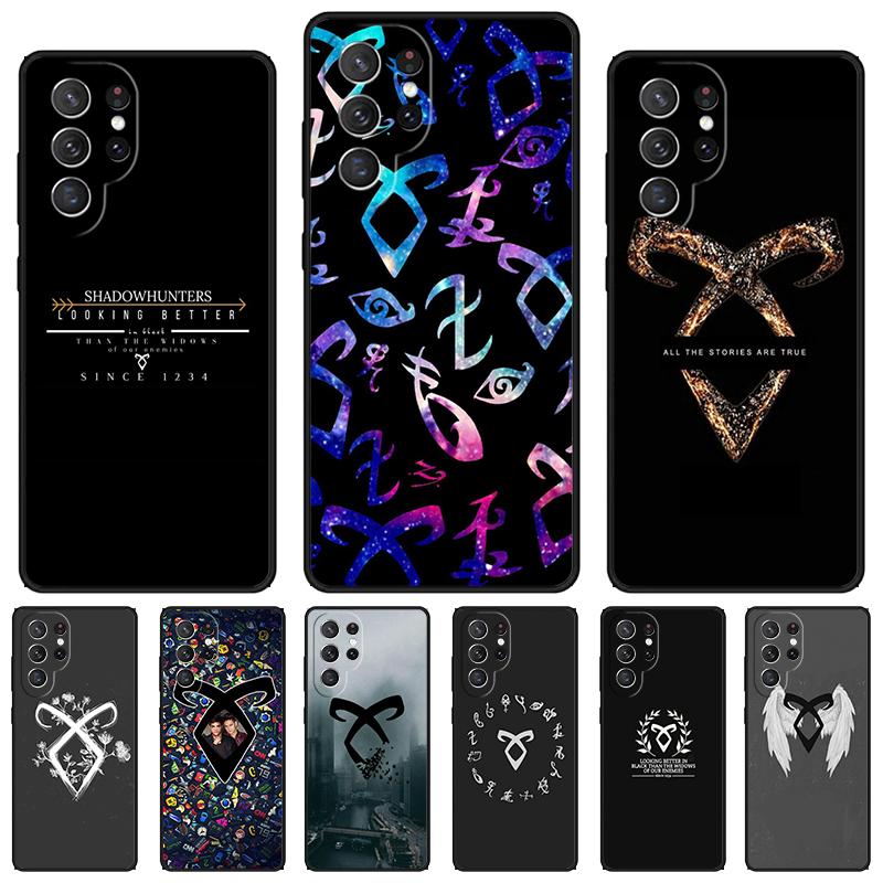 Shadowhunters Phone Case For Samsung Galaxy S24 S25 S23 S22 Ultra Note 10 20 Plus S20 S21 FE Cover