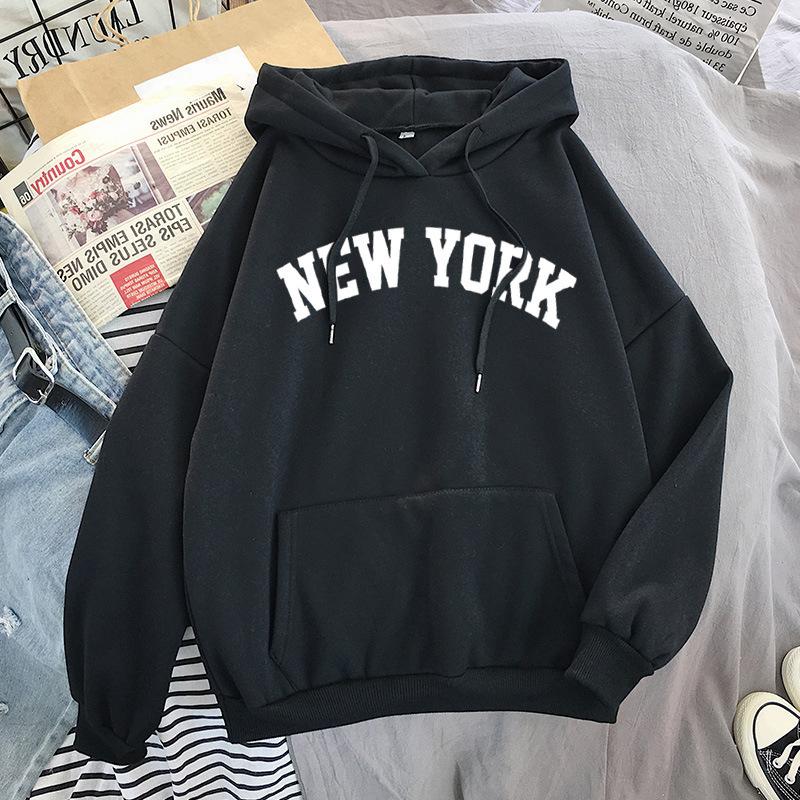 Trend pattern digital hoodie Kawaii funny couple sweater hoodie loose casual top guard