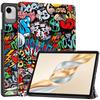 For Honor Pad X9a Case Pattern Print Leather Stand Tablet Cover