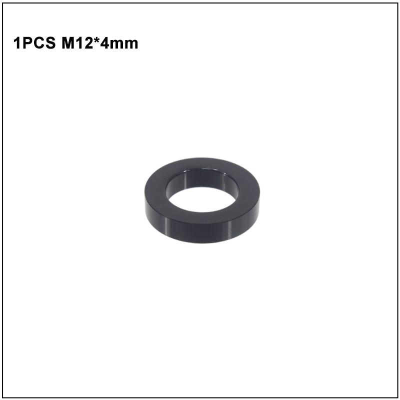 Bicycle Thru Axle Skewer Spacer M12x4mm/5mm/6mm/1.5mm/0.5mm MTB Fat Bike Shaft Skewer Washer Bike Hub Skewer Flat Spacer Washer