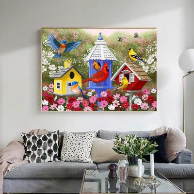 Diamant Malerei Vögel Kreuz Stich Tiere Diamant Stickerei Daimond Malerei Voll Strass