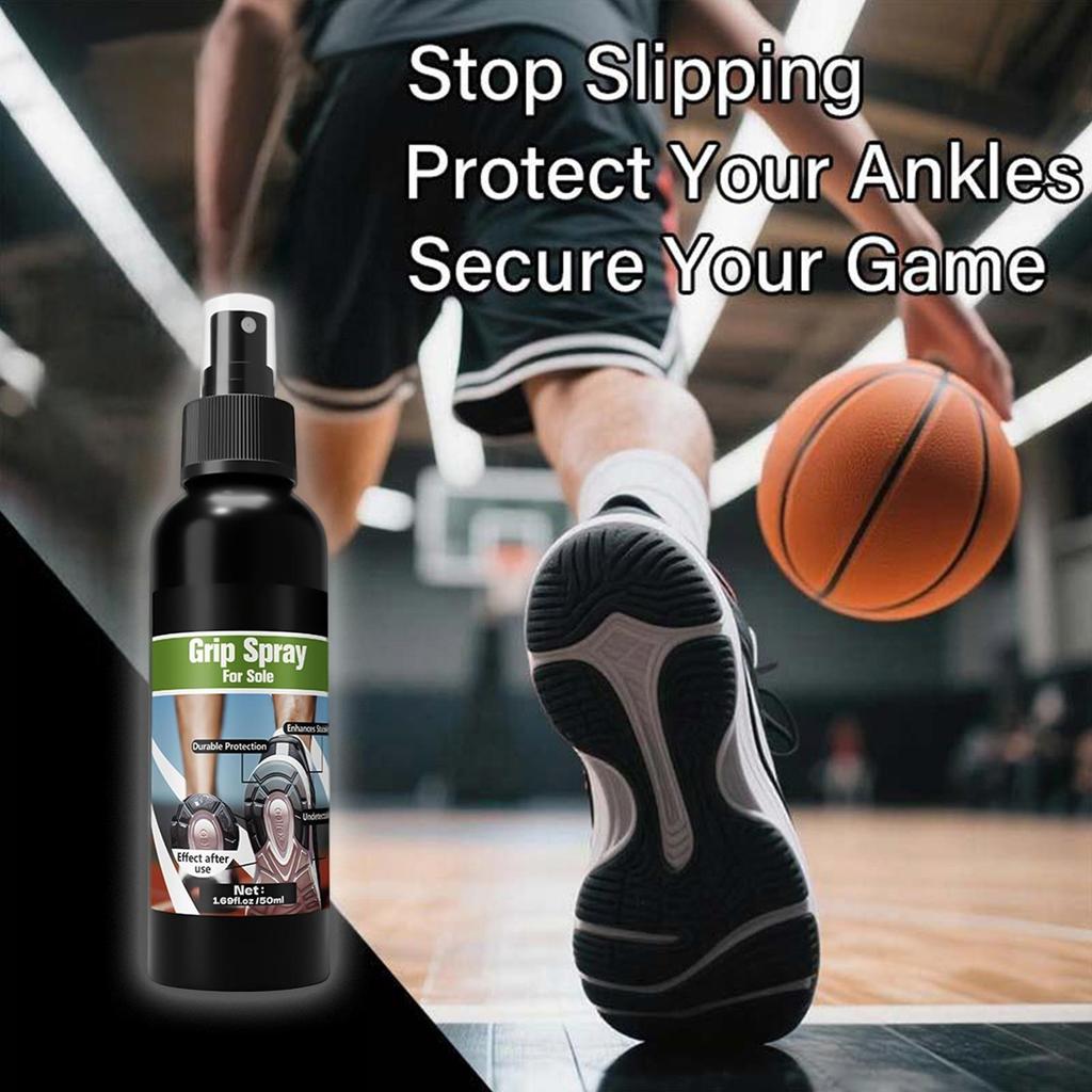 Basketball Shoe Grip Spray 50ml Weatherproof Adhesive Protection Long Lasting Traction Spray for Shoes for Gloves Football