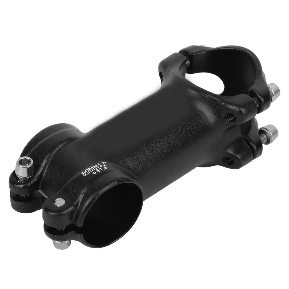 High Strength Black Aluminium Alloy Simple Generous Safer Riding Road Bike Stem Mountain Bicycle Cycling