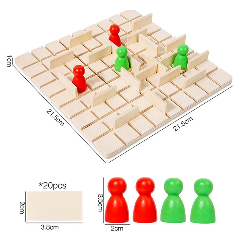 Fun-Filled Parent-Child Interaction Game - Two-Player Chase and Intercept Board Puzzle Toy Set