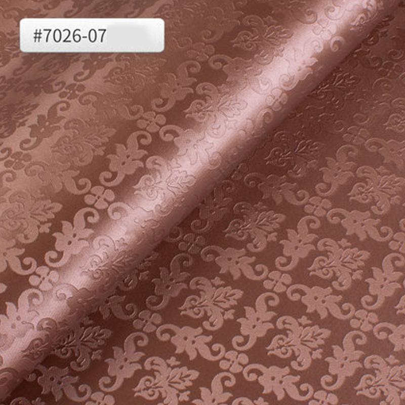 100x138cm Artificial Leather Damascus Pattern Faux PU Leather Fabric For Diy Upholstery Furniture Sofa Car Bag Sewing Material