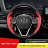 Custom Hand-Stitched Steering Wheel Cover for Toyota Camry, Corolla, RAV4, and Wildlander