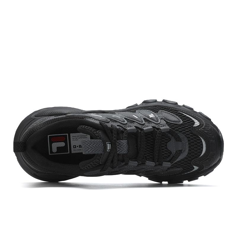 FILA TRUFFLE Mushroom Shoes Low top Chunky Sneakers Women's Black F12W521112FBB